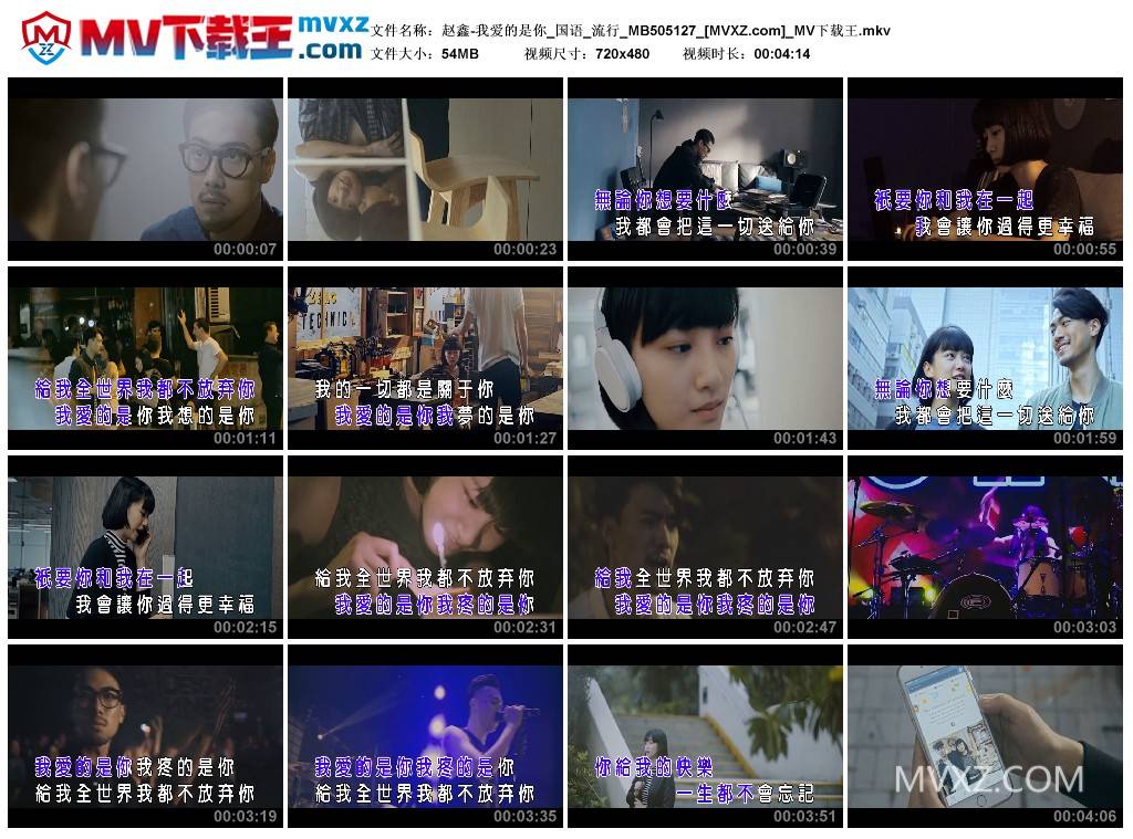 赵鑫-我爱的是你_国语_流行_MB505127